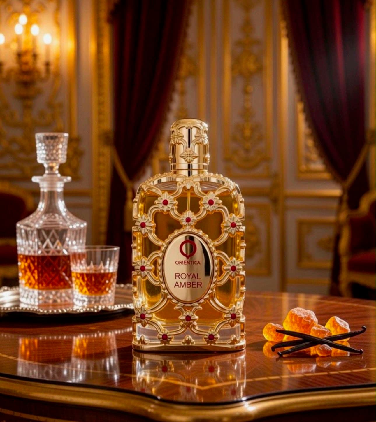 Perfume Royal Amber da marca Orientica